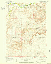 Download a high-resolution, GPS-compatible USGS topo map for Antelope Gap, WY (1952 edition)