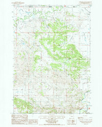 Download a high-resolution, GPS-compatible USGS topo map for Antelope Gulch, WY (1986 edition)