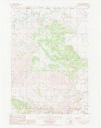 Download a high-resolution, GPS-compatible USGS topo map for Antelope Gulch, WY (1985 edition)