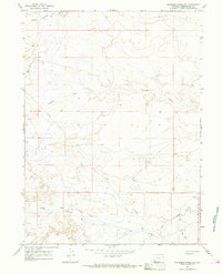 preview thumbnail of historical topo map of Sweetwater County, WY in 1964