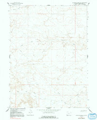 Download a high-resolution, GPS-compatible USGS topo map for Antelope Knoll NE, WY (1992 edition)