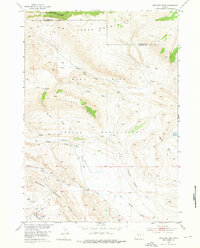 Download a high-resolution, GPS-compatible USGS topo map for Antelope Ridge, WY (1976 edition)