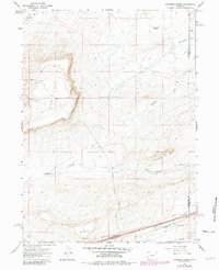 Download a high-resolution, GPS-compatible USGS topo map for Antelope Spring, WY (1981 edition)