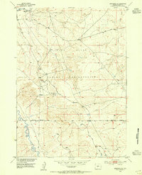 Download a high-resolution, GPS-compatible USGS topo map for Arapahoe NE, WY (1954 edition)