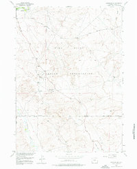 Download a high-resolution, GPS-compatible USGS topo map for Arapahoe NE, WY (1976 edition)