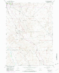 Download a high-resolution, GPS-compatible USGS topo map for Arapahoe NE, WY (1979 edition)
