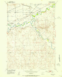 1953 Map of Arapahoe, WY, 1954 Print