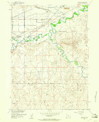 1959 Map of Arapahoe, WY, 1961 Print