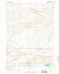 Download a high-resolution, GPS-compatible USGS topo map for Archer, WY (1967 edition)