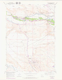 Download a high-resolution, GPS-compatible USGS topo map for Argo Butte, WY (1979 edition)