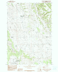 Download a high-resolution, GPS-compatible USGS topo map for Arrowhead Reservoir, WY (1991 edition)