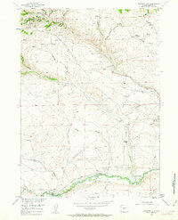 Download a high-resolution, GPS-compatible USGS topo map for Atlantic City, WY (1963 edition)