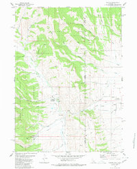 Download a high-resolution, GPS-compatible USGS topo map for Auburn, WY (1980 edition)