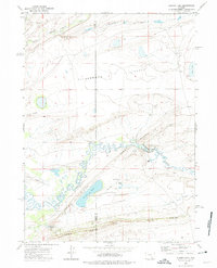 Download a high-resolution, GPS-compatible USGS topo map for Aurora Lake, WY (1975 edition)