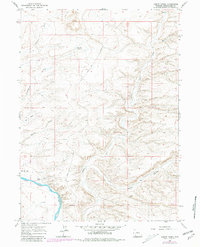Download a high-resolution, GPS-compatible USGS topo map for Austin Ranch, WY (1981 edition)