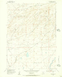 Download a high-resolution, GPS-compatible USGS topo map for Ayres Spring, WY (1974 edition)
