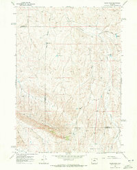 Download a high-resolution, GPS-compatible USGS topo map for Bader Draw, WY (1972 edition)
