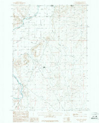 Download a high-resolution, GPS-compatible USGS topo map for Badger Basin, WY (1987 edition)