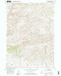 Download a high-resolution, GPS-compatible USGS topo map for Badwater SE, WY (1976 edition)
