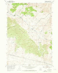 Download a high-resolution, GPS-compatible USGS topo map for Badwater, WY (1976 edition)
