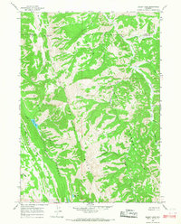 Download a high-resolution, GPS-compatible USGS topo map for Bailey Lake, WY (1968 edition)