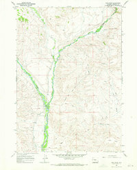 Download a high-resolution, GPS-compatible USGS topo map for Bain Draw, WY (1971 edition)