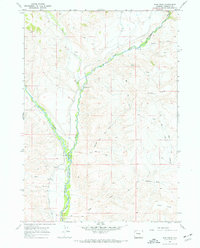 Download a high-resolution, GPS-compatible USGS topo map for Bain Draw, WY (1972 edition)