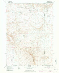 Download a high-resolution, GPS-compatible USGS topo map for Bairoil, WY (1982 edition)