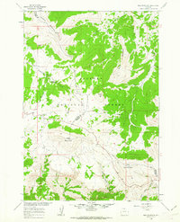 Download a high-resolution, GPS-compatible USGS topo map for Bald Mountain, WY (1962 edition)
