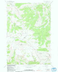 Download a high-resolution, GPS-compatible USGS topo map for Bald Mountain, WY (1992 edition)