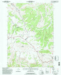 Download a high-resolution, GPS-compatible USGS topo map for Bald Mountain, WY (1997 edition)