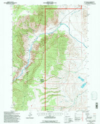 Download a high-resolution, GPS-compatible USGS topo map for Bald Peak, WY (1996 edition)