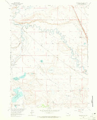 Download a high-resolution, GPS-compatible USGS topo map for Bamforth Lake, WY (1965 edition)