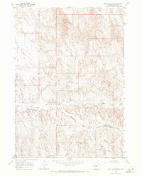 Download a high-resolution, GPS-compatible USGS topo map for Banjo Flats East, WY (1972 edition)