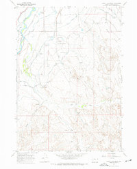 Download a high-resolution, GPS-compatible USGS topo map for Banjo Flats West, WY (1971 edition)