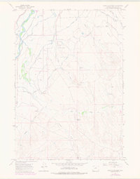 Download a high-resolution, GPS-compatible USGS topo map for Banjo Flats West, WY (1978 edition)