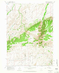 preview thumbnail of historical topo map of Converse County, WY in 1960