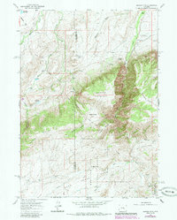 Download a high-resolution, GPS-compatible USGS topo map for Banner Mtn, WY (1985 edition)