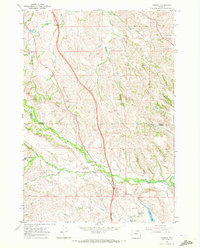 Download a high-resolution, GPS-compatible USGS topo map for Banner, WY (1972 edition)