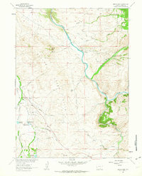Download a high-resolution, GPS-compatible USGS topo map for Barcus Peak, WY (1963 edition)