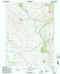 Download a high-resolution, GPS-compatible USGS topo map for Barcus Peak, WY (1996 edition)