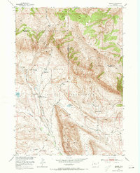 Download a high-resolution, GPS-compatible USGS topo map for Bargee, WY (1973 edition)