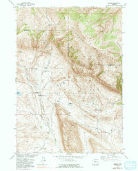 Download a high-resolution, GPS-compatible USGS topo map for Bargee, WY (1991 edition)