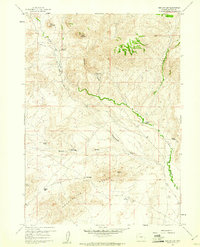 Download a high-resolution, GPS-compatible USGS topo map for Barlow Gap, WY (1961 edition)