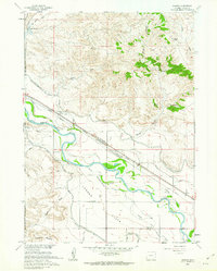 Download a high-resolution, GPS-compatible USGS topo map for Barnes, WY (1962 edition)