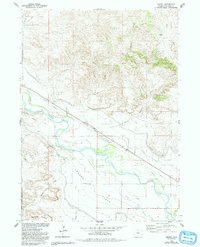 Download a high-resolution, GPS-compatible USGS topo map for Barnes, WY (1993 edition)