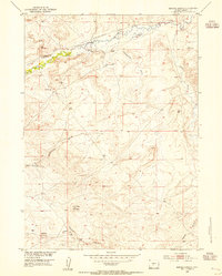 Download a high-resolution, GPS-compatible USGS topo map for Barras Springs, WY (1955 edition)