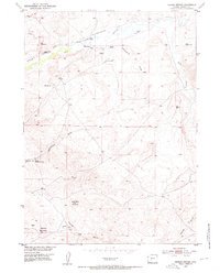 Download a high-resolution, GPS-compatible USGS topo map for Barras Springs, WY (1953 edition)