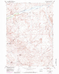 Download a high-resolution, GPS-compatible USGS topo map for Barras Springs, WY (1984 edition)