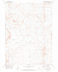 preview thumbnail of historical topo map of Sweetwater County, WY in 1970